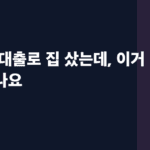 사업자 대출로 집 샀는데, 이거 적발되나요